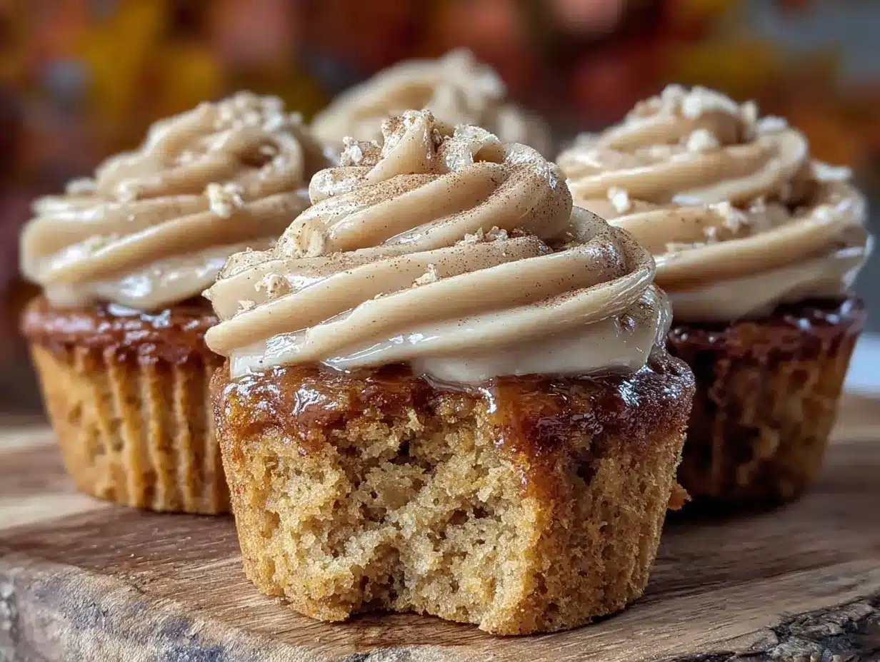 pumpkin spice latte cupcakes preparation steps