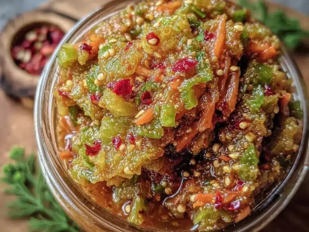 quick refrigerator zucchini relish - featured image