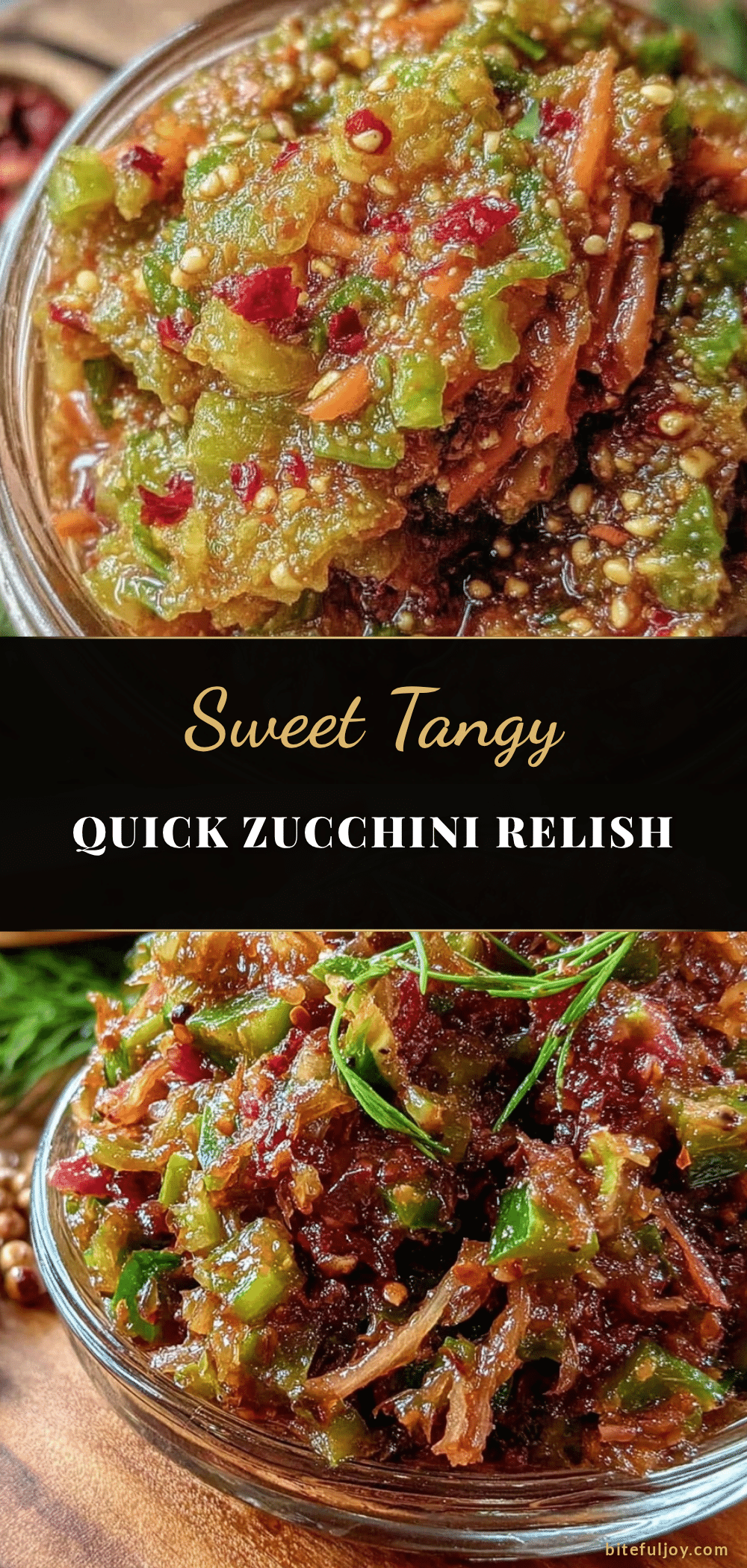 quick refrigerator zucchini relish recipe