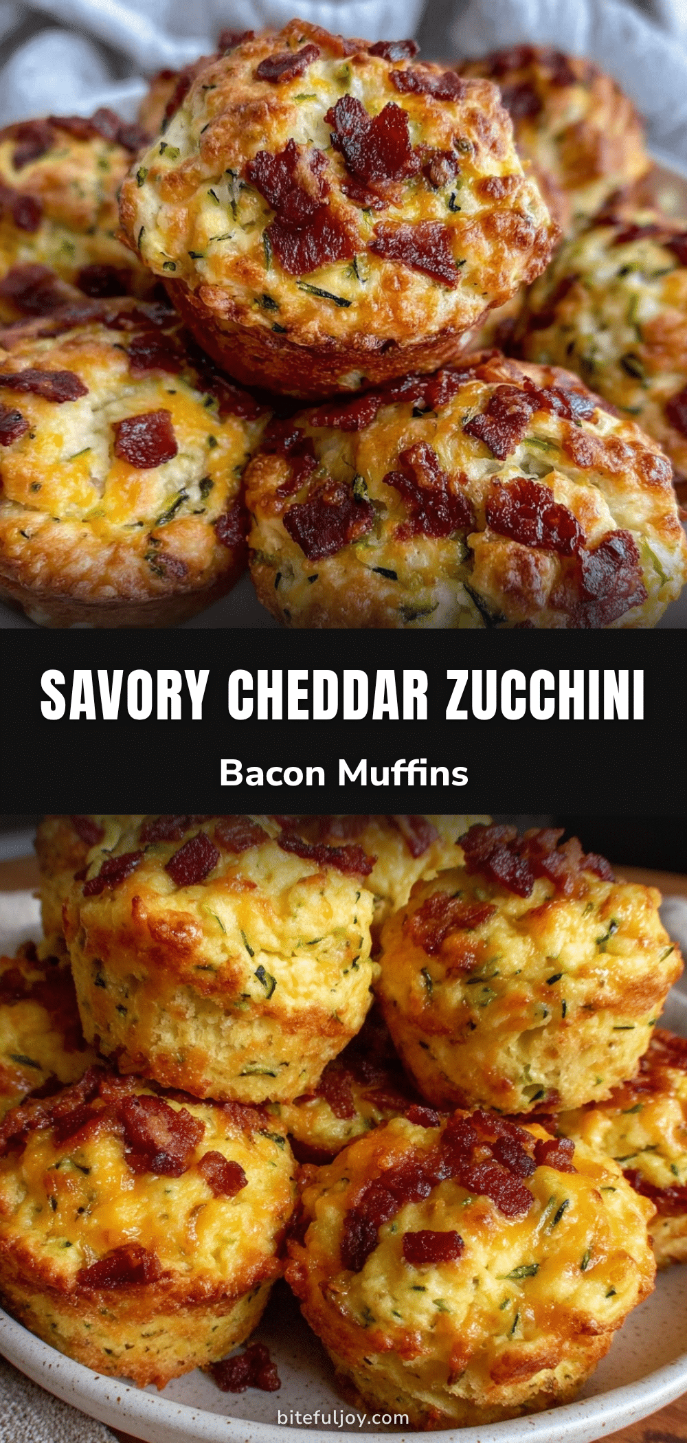 savory zucchini cheddar muffins recipe