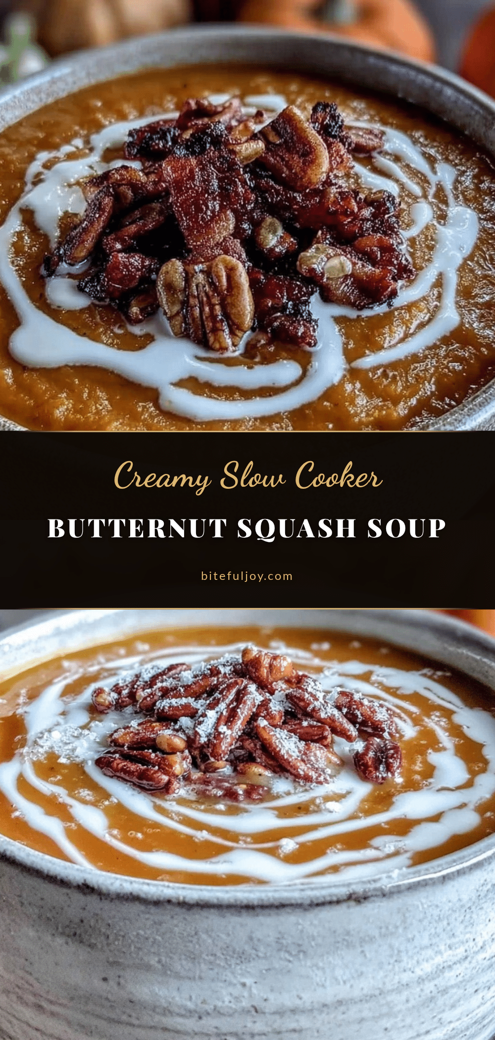 slow cooker butternut squash soup recipe