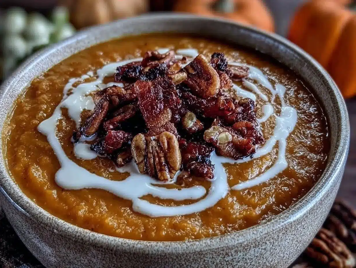 slow cooker butternut squash soup - featured image