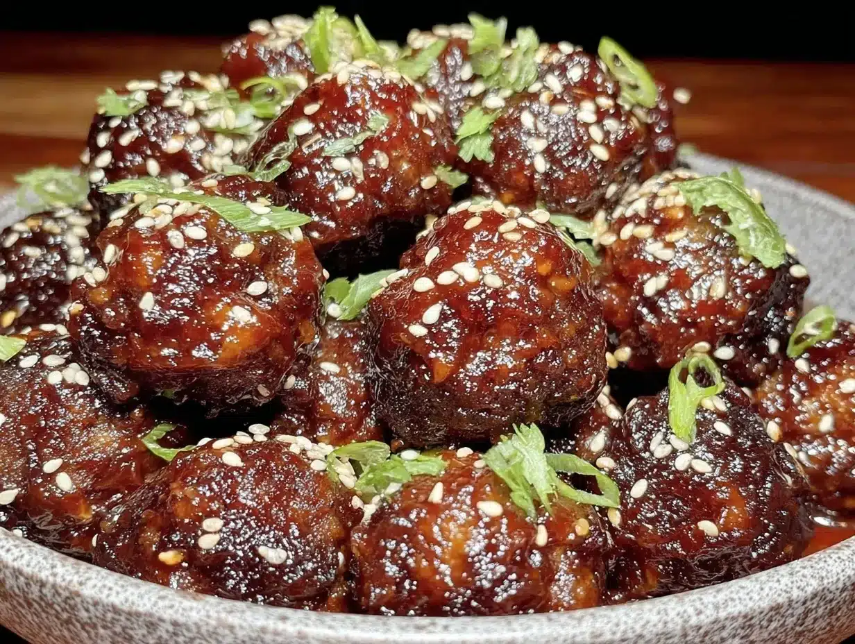 slow cooker teriyaki meatballs preparation steps