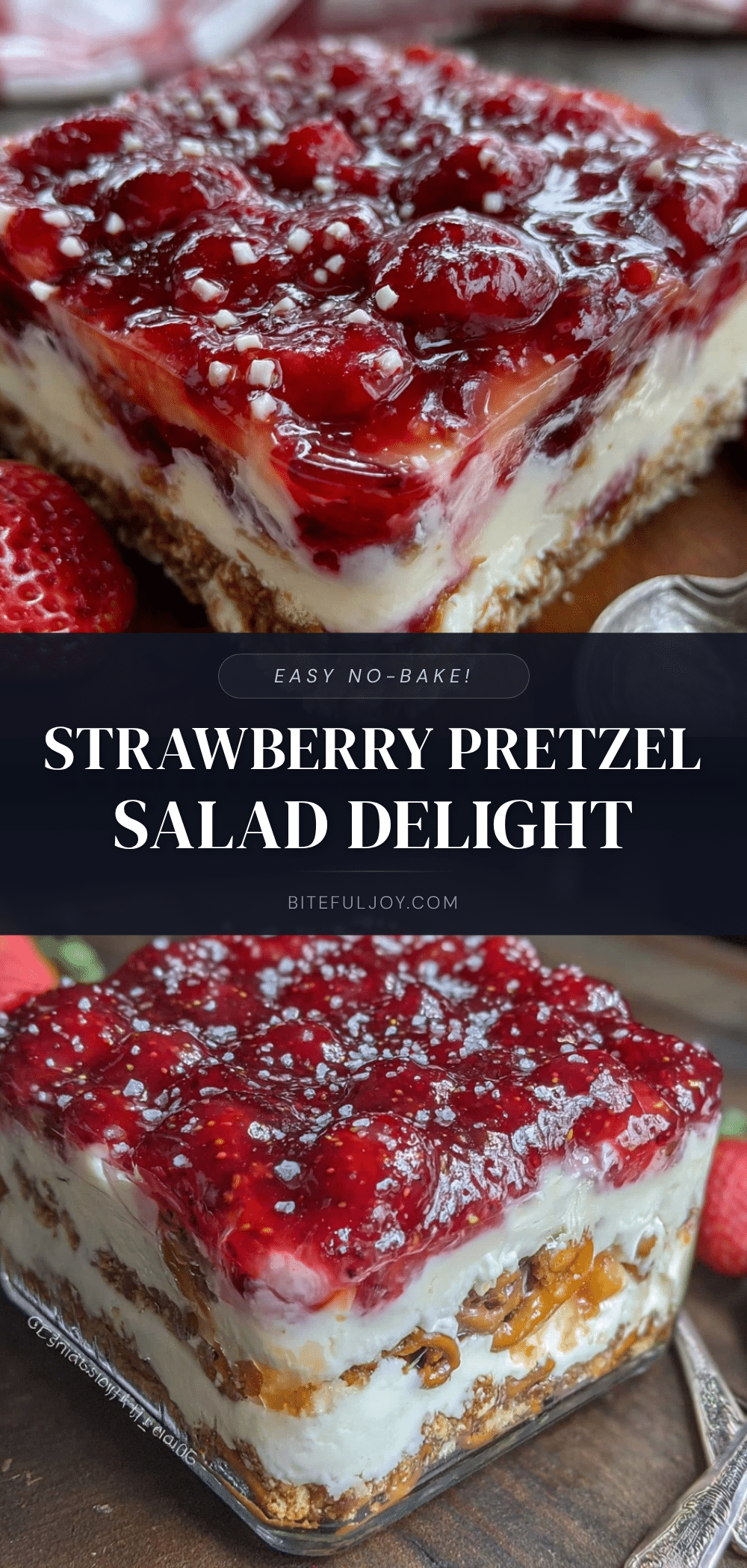 strawberry pretzel salad recipe