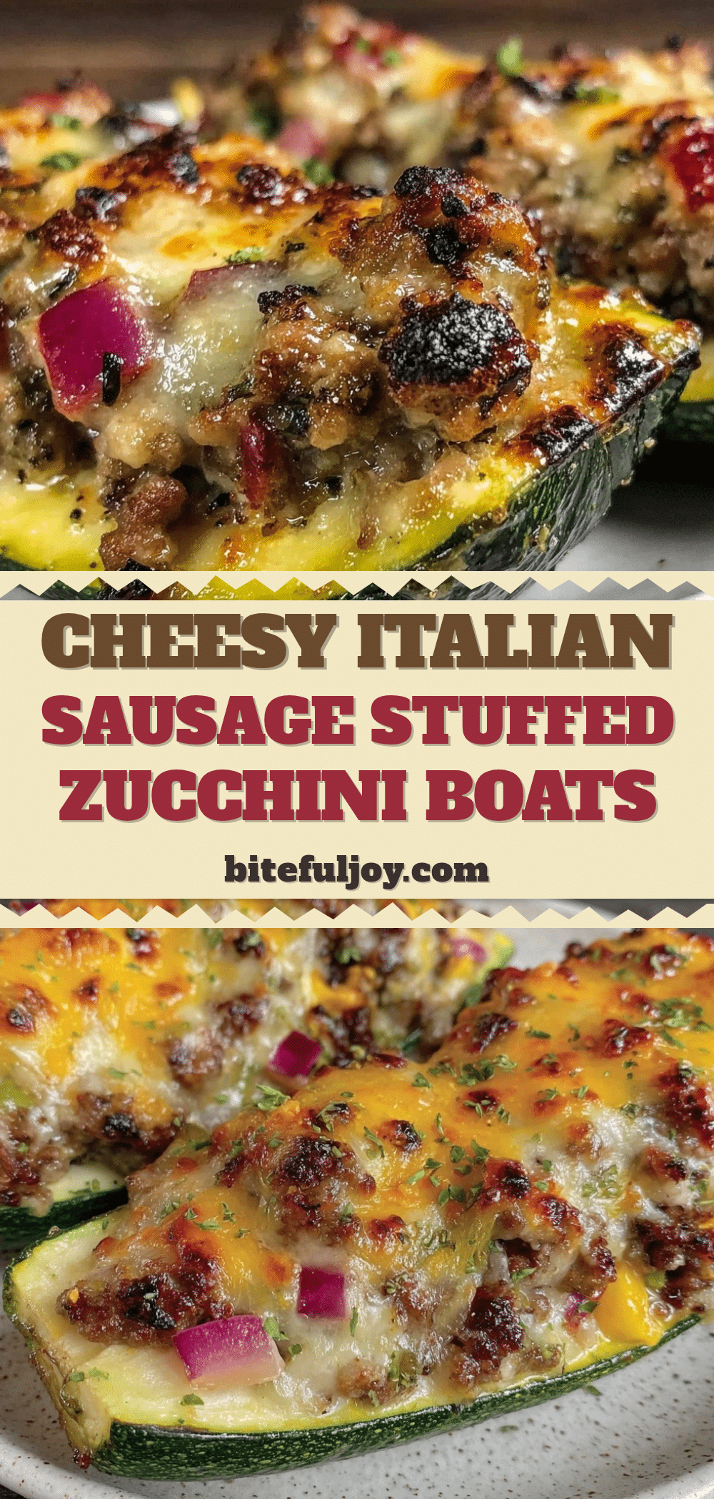 stuffed zucchini boats recipe
