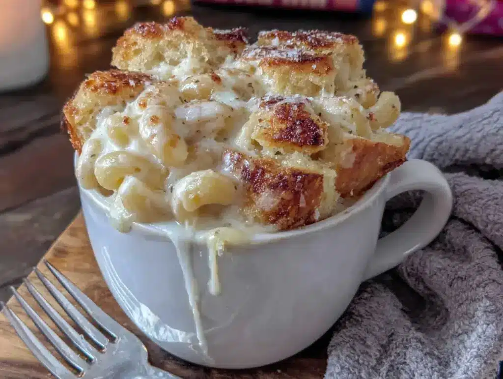 5-minute mug mac and cheese - featured image