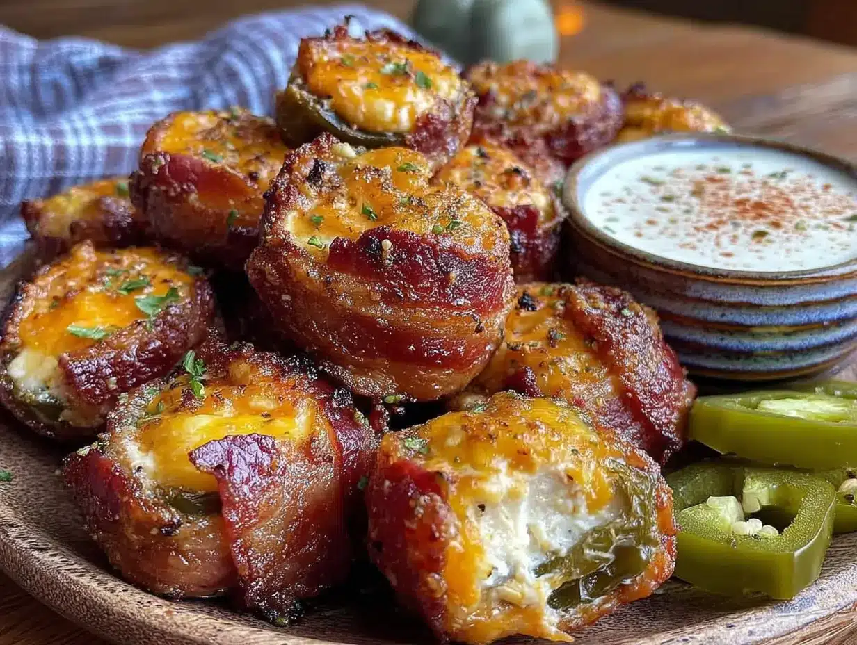 bacon-wrapped jalapeño popper bites preparation steps