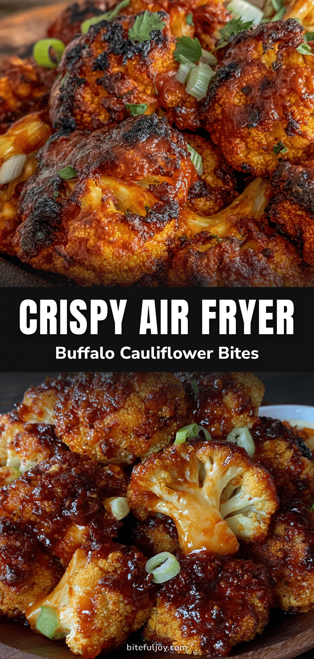 Crispy Air Fryer Buffalo Cauliflower Bites recipe