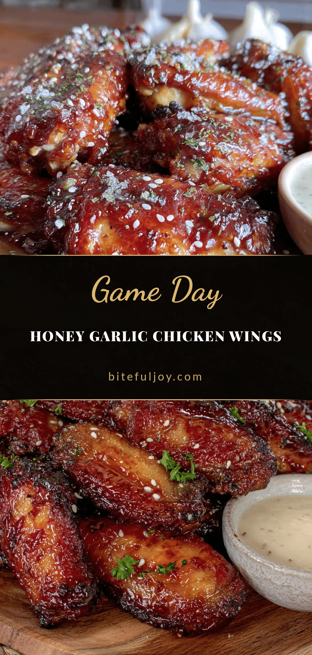 crispy baked honey garlic chicken wings recipe