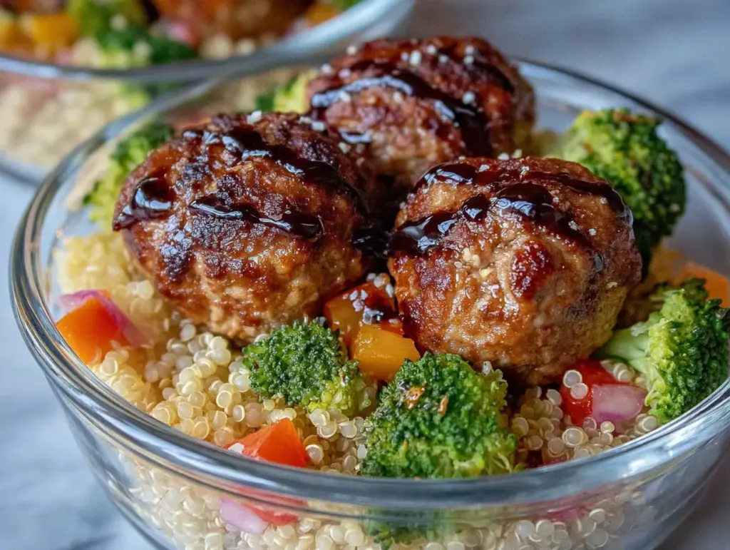 Easy Mini Turkey Meatball Lunchbox Cups - featured image