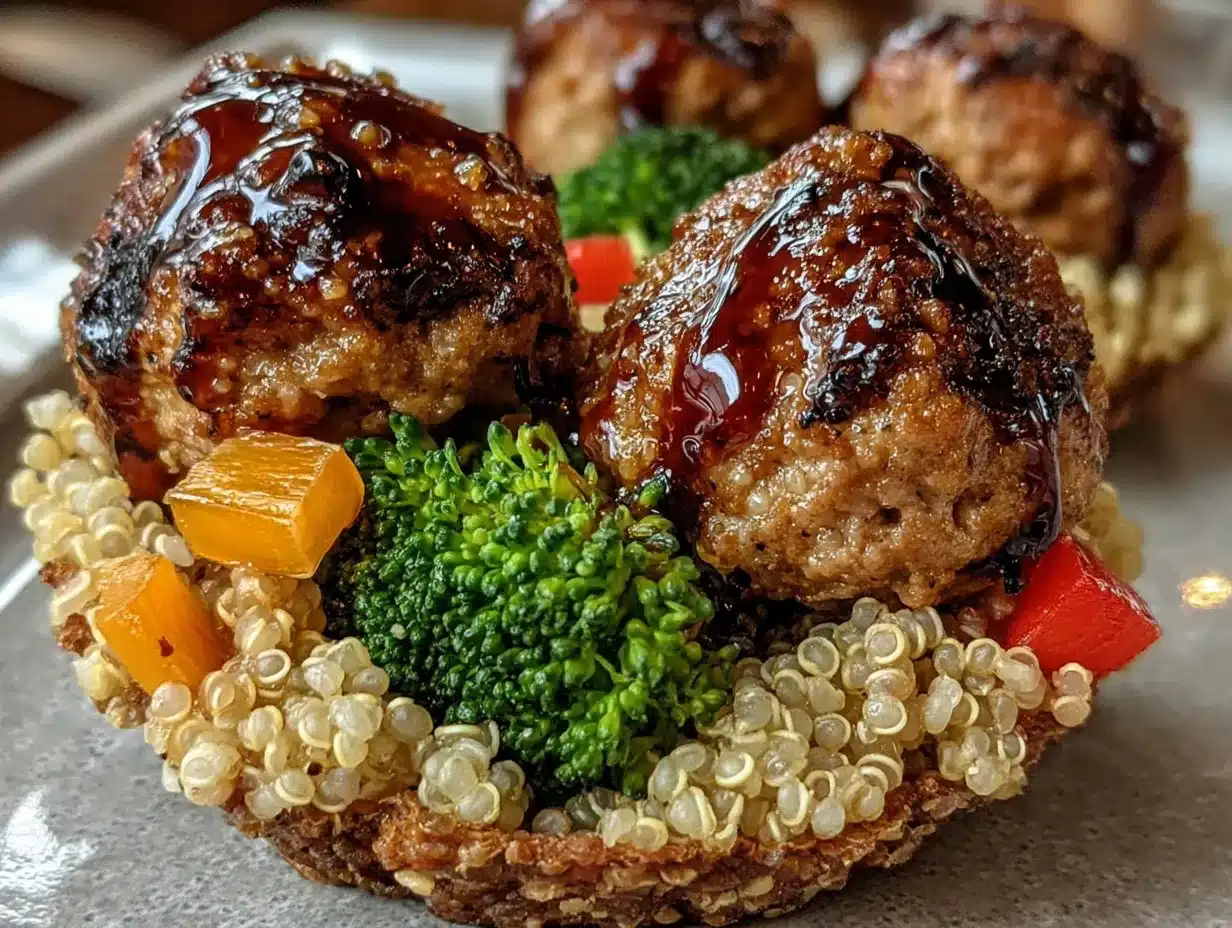 Easy Mini Turkey Meatball Lunchbox Cups preparation steps