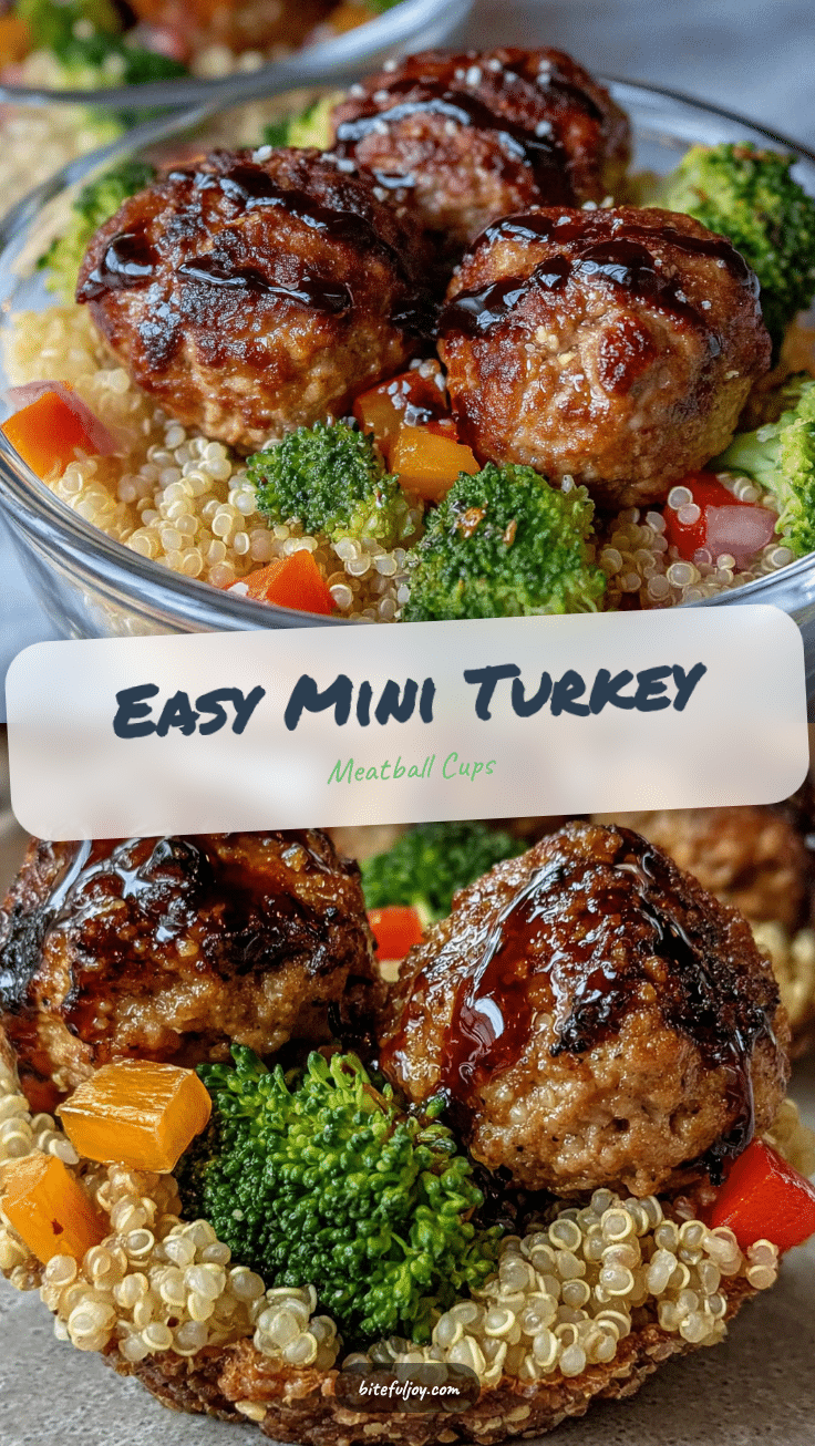 Easy Mini Turkey Meatball Lunchbox Cups recipe