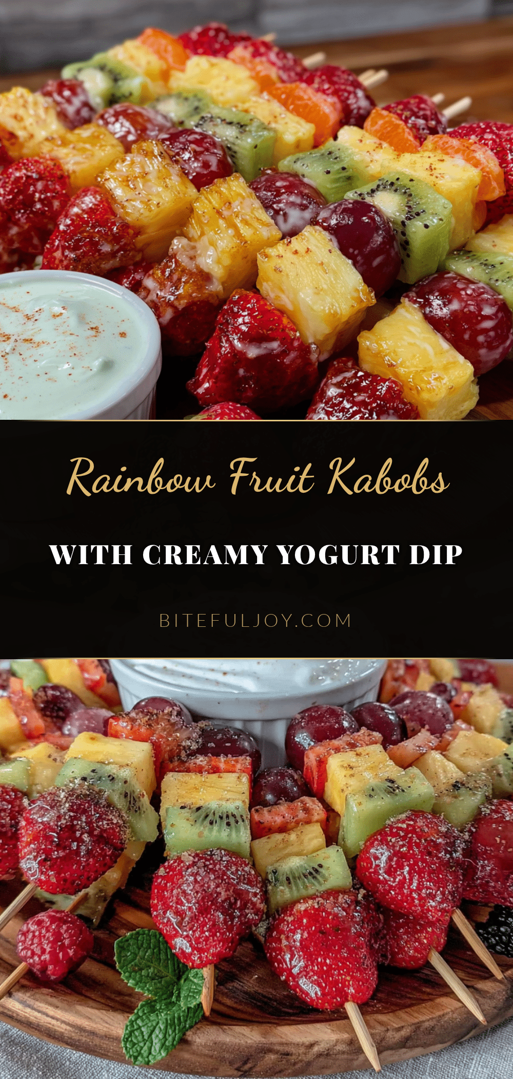 fresh rainbow fruit kabobs recipe