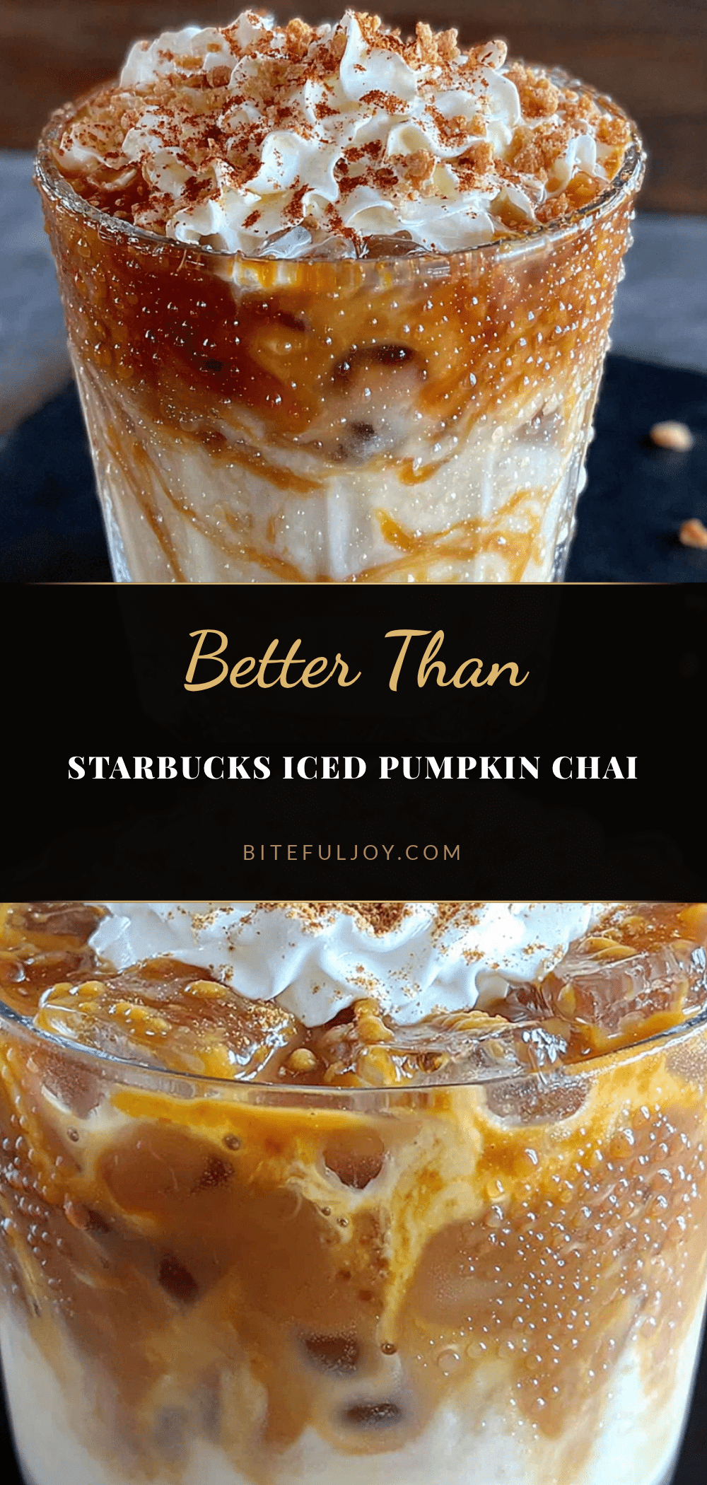 iced pumpkin chai latte recipe