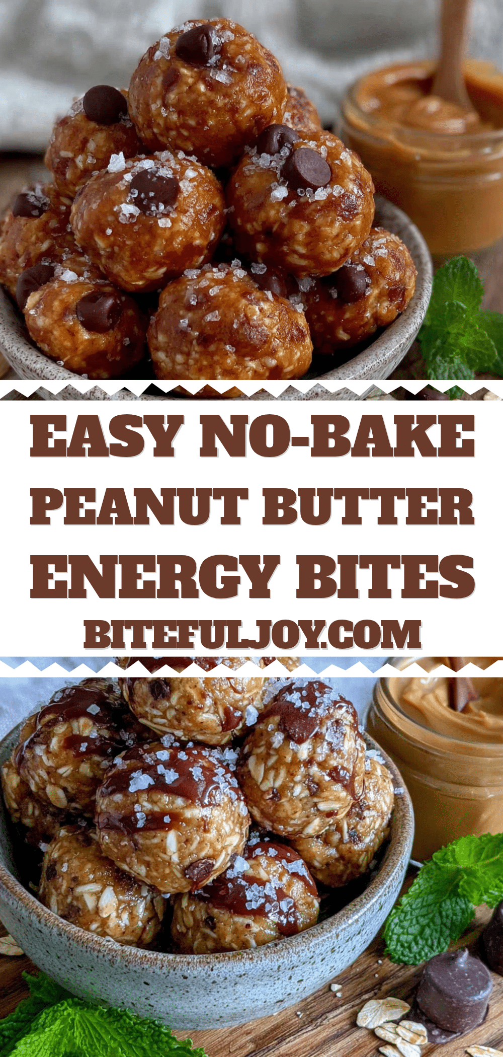 no-bake peanut butter oat energy bites recipe